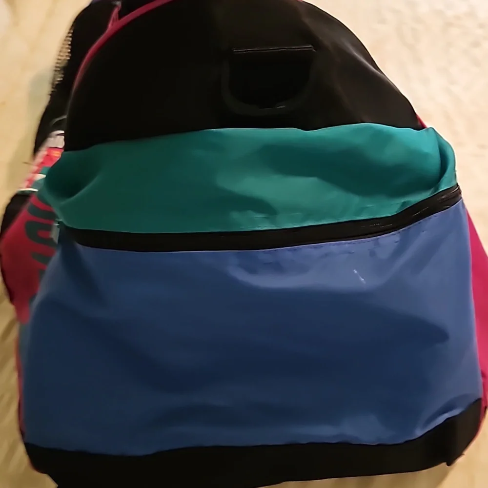 80s Locomotor Sport USA large gym bag duffle bag